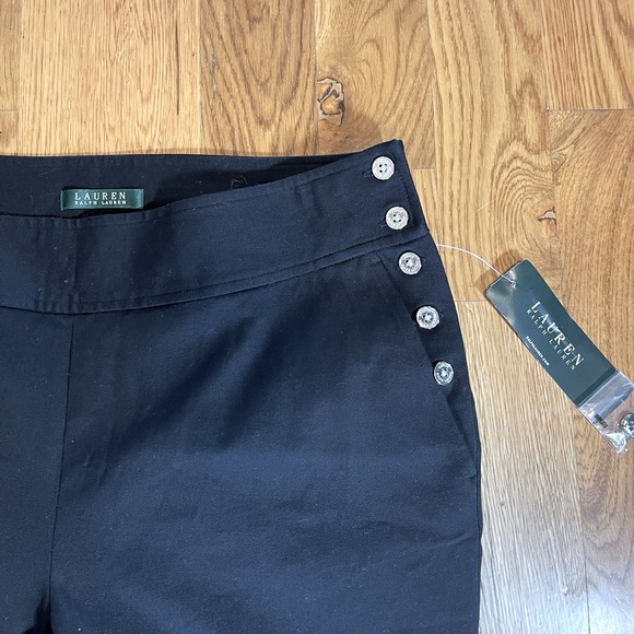 Ralph Lauren cotton black pants size 14 NWT - Picture 3 of 6